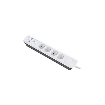 Πολύμπριζο με διακόπτη 4 θέσεων  και 2XUSB