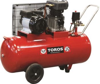 Toros Αεροσυμπιεστής μονοφασικός ZA65-100 100ltr 3hp 40144 