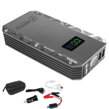 ΕΚΚΙΝΗΤΗΣ (JUMP STARTER) & ΕΦΕΔΡΙΚΗ ΜΠΑΤΑΡΙΑ (POWERBANK) 12V 13800mAh IMPERIA
