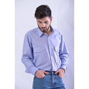 ΠΟΥΚΑΜΙΣΟ ΒΑΜΒΑΚΕΡΟ ΚΑΜΠΡΕ ΜΑΚΡΥΜΑΝΙΚΟ ΓΑΛΑΖΙΟ ERGOLINE